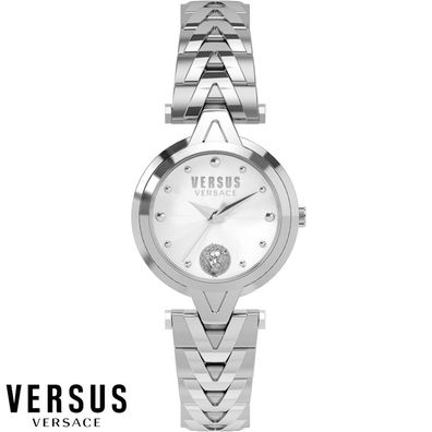Versus by Versace SCI240017 V Versus silber Edelstahl Armband Uhr Damen NEU
