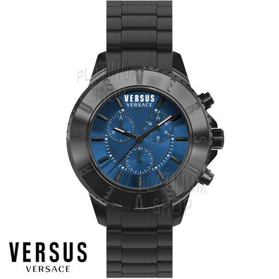 Versus by Versace SGN100015 Tokyo Chronograph blau schwarz Herren Uhr NEU