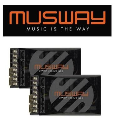 MUSWAY MG2X 2-Wege Frequenzweichen 5-fach Hochtonpegelanpassung 1 Paar