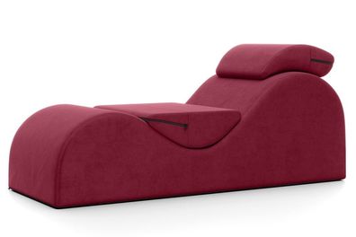 Sex-Couch Lounger Rot Tantra Möbel Erotik Sessel Chaiselongue