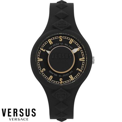 Versus by Versace VSP1R0319 Tokai schwarz Silikon Damen Uhr NEU