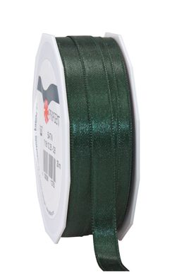 Präsent Doppelsatin 25-m-Spule 10 mm tannengrün