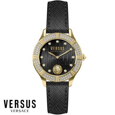 Versus by Versace VSP261419 Canton Road Swarovski gold schwarz Damen Uhr NEU