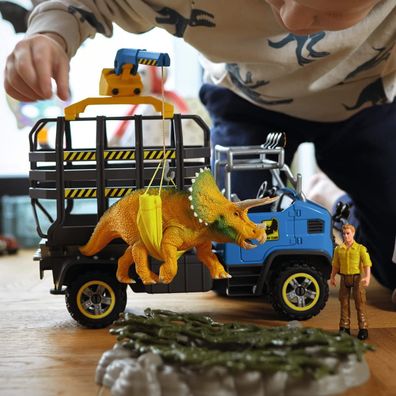 schleich 42565 Dinosaurier Truck Mission, für Kinder ab 5-12 Jahren, Dinosaurs - ...