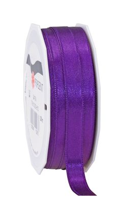 Präsent Doppelsatin 25-m-Spule 10 mm violett