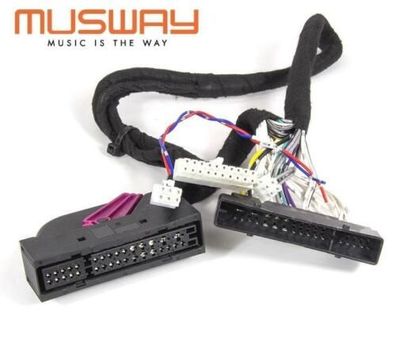 MUSWAY MPK-AUD2M6 Plug & Play Adapter kompatibel mit Audi für Musway M6