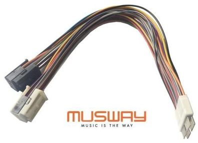 MUSWAY MPK3.1 Plug & Play Adapter kompatibel mit BMW, Mini, Land Rover