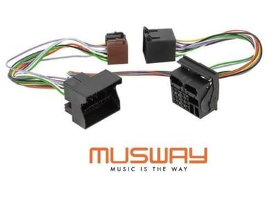 MUSWAY MPK20 Plug & Play Adapter kompatibel mit Renault für MUSWAY Verstärker