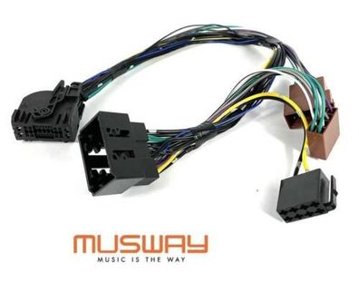 MUSWAY MPK28 Plug & Play Adapter kompatibel mit Mercedes ab 2017 für MUSWAY AMP