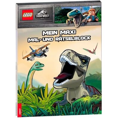 Lego Jurassic World Mein Maxi- Mal und Rätselblock