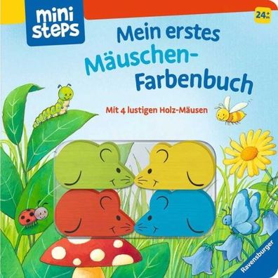 Ravensburger Ministeps Mein erstes Mäuschen-Farbenbuch
