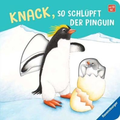 Ravensburger Mein erstes Schiebebuch - Knack, so schlüpft der Pinguin