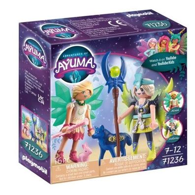 Playmobil Crystal und Moon Fairy mit Seelentieren
