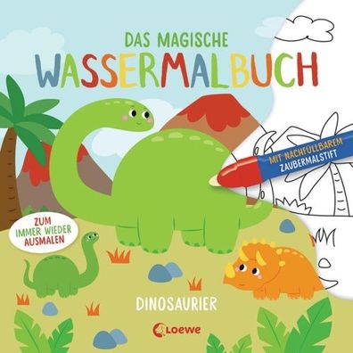 Loewe Das magische Wassermalbuch - Dinosaurier