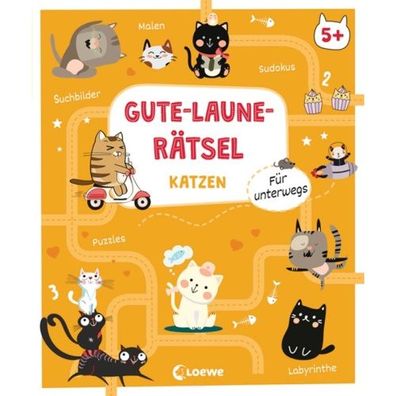 Loewe Gute Laune Rätsel für unterwegs - Katze