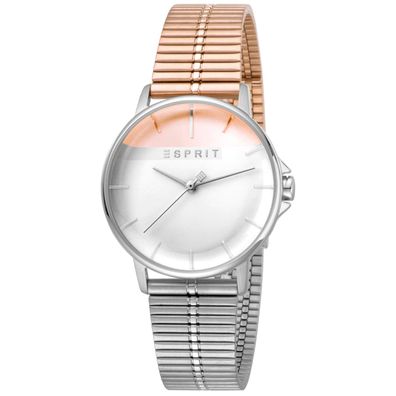 Esprit Uhr ES1L065M0105 Damen Armbanduhr Silber