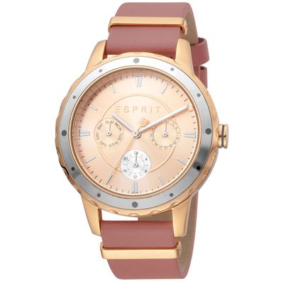 Esprit Uhr ES1L140L0175 Damen Armbanduhr Rosé Gold
