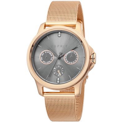 Esprit Uhr ES1L145M0095 Damen Armbanduhr Rosé Gold