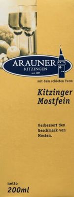 Arauner - Kitzinger Mostfein - Art. Nr. 343 - 200 ml