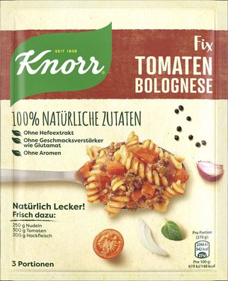Knorr Natürlich Lecker! Tomaten Bolognese 44g Beutel