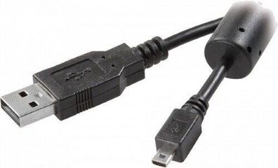Mini USB Kabel Datenkabel Ladekabel schwarz 1m Handy Navi Tablet Kamera MP3