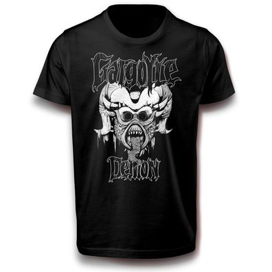 Gargoyle Dämon Monster Wasserspeier Fabelwesen T-Shirt 134 - 3XL Baumwolle Unheimlich