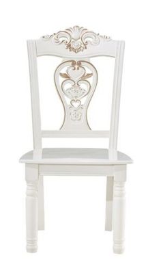 Lehnstuhl Weiß Luxus Esszimmer Möbel Elegantes Stühle Klassische Holz
