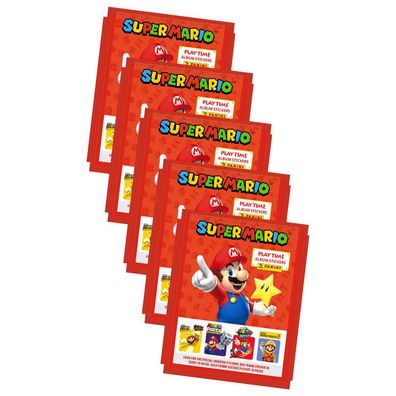 Panini Super Mario Sticker - Play Time (2023) - 5 Tüten Sammelsticker