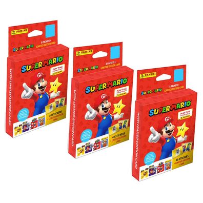 Panini Super Mario Sticker - Play Time (2023) - 3 Blister Sammelsticker