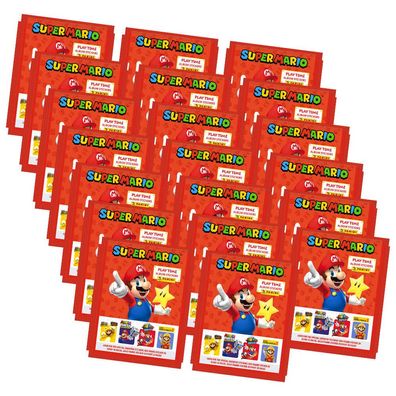Panini Super Mario Sticker - Play Time (2023) - 20 Tüten Sammelsticker