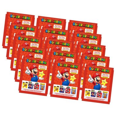 Panini Super Mario Sticker - Play Time (2023) - 15 Tüten Sammelsticker