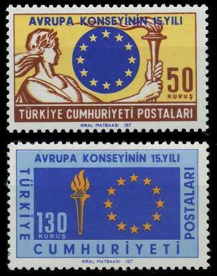 TÜRKEI 1964 Nr 1901-1902 postfrisch S20E1E2