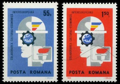 Rumänien 1969 Nr 2764-2765 postfrisch S213DFE