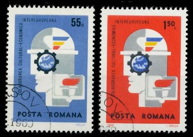 Rumänien 1969 Nr 2764-2765 gestempelt X5E4BB2