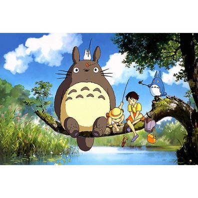 My Neighbour Totoro Holzpuzzle 1000 Teile Totoro Puzzle Brettspiele Spiel Jigsaw