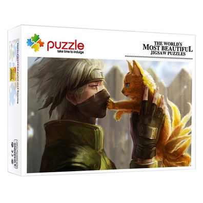 Anime Naruto 1000 Teile Hatake Kakashi Puzzle Brettspiele Dekompression Jigsaw