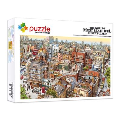 Revallo Landschaft Holzpuzzle 1000 Teile Puzzle Brettspiele Kinder Spiel Jigsaw