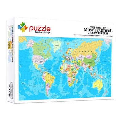 Welt Karte Puzzle 1000Teile Puzzle Brettspiele Jigsaw Spiel Kinder DIY Spielzeug