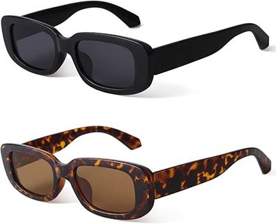 Rechteckige Retro-Wonnenbrille f¨¹r M?nner und Frauen
