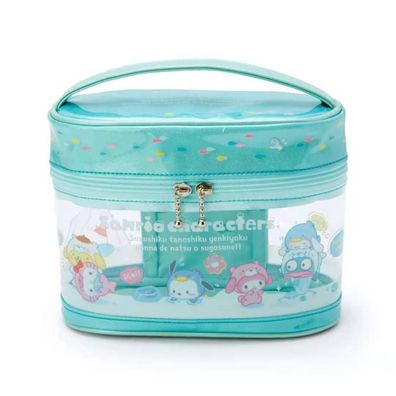 Hello Kitty Melody Makeup Tasche tragbare PVC Würfelform Aufbewahrungsbox