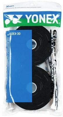 Yonex Super Grap x 30 Black Grips für Tennis Griffbänder