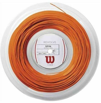 Wilson Revolve Orange 125 200 m Tennissaite Tennis String