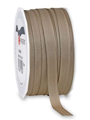 Präsent Taftband Europa 50-m-Rolle 10 mm taupe