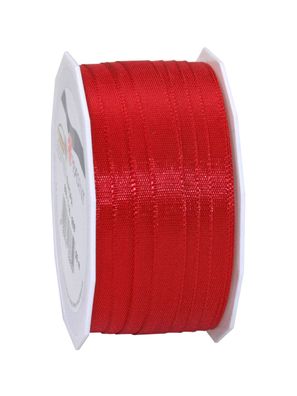 Präsent Taftband Europa 50-m-Rolle 10 mm rot