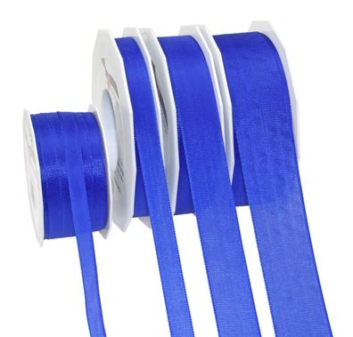 Präsent Taftband Europa 50-m-Rolle 10 mm royalblau