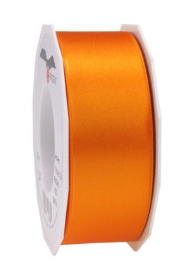 Präsent Doppelsatin 25-m-Spule 40 mm orange