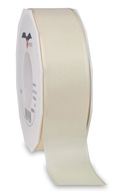 Präsent Taftband Europa 50-m-Rolle 40 mm creme