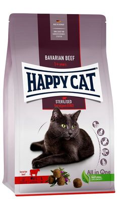 Happy Cat ?Sterilised Adult Voralpen Rind - sterilisierte Katzen und Kater - 1,3 ...
