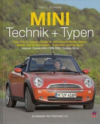 MINI Technik + Typen, Typenbuch, One, One D, Cooper., Historie, Buch