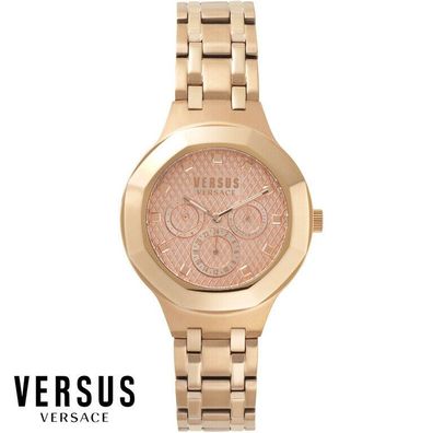 Versus by Versace VSP360617 Laguna City roségold Edelstahl Armband Uhr Damen NEU